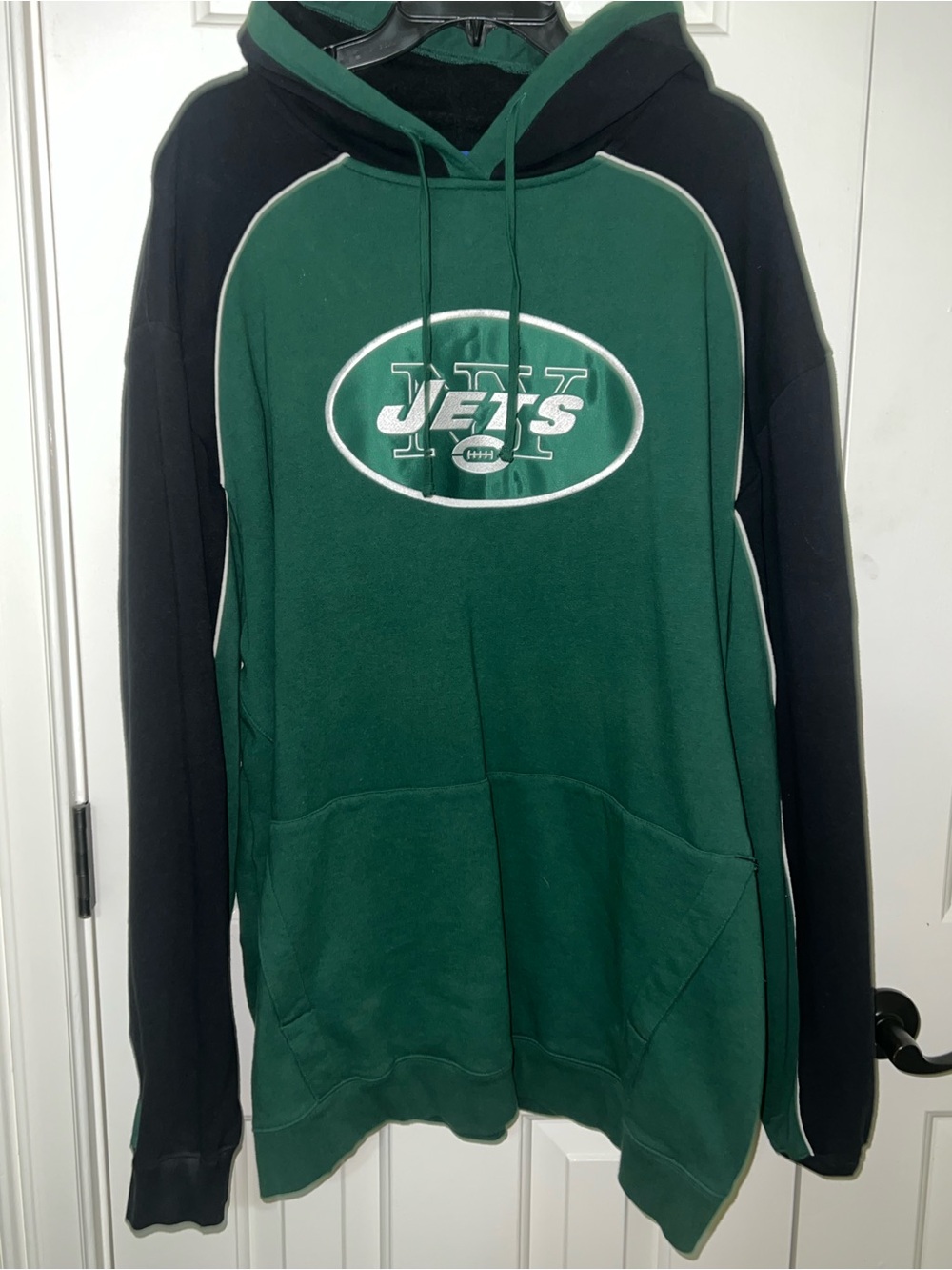 Vintage Reebok NY Jets Colorblock Hoodie - 2XL - NWOT
